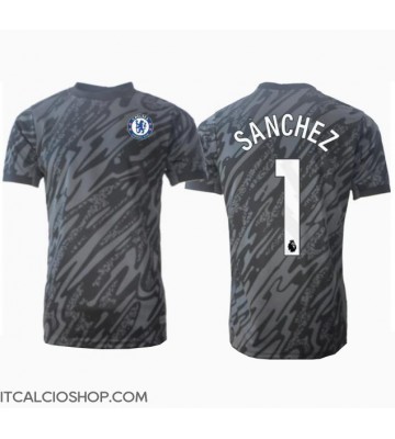 Chelsea Robert Sanchez #1 Portiere Seconda Maglia 2024-25 Manica Corta